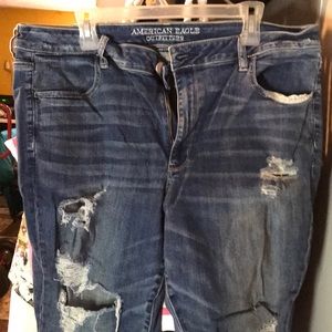 AE hi rise super stretch jegging sz 20